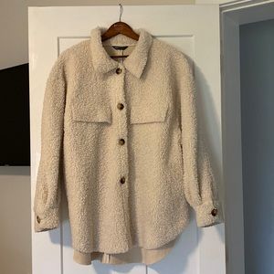 Shein oversize off-white jacket